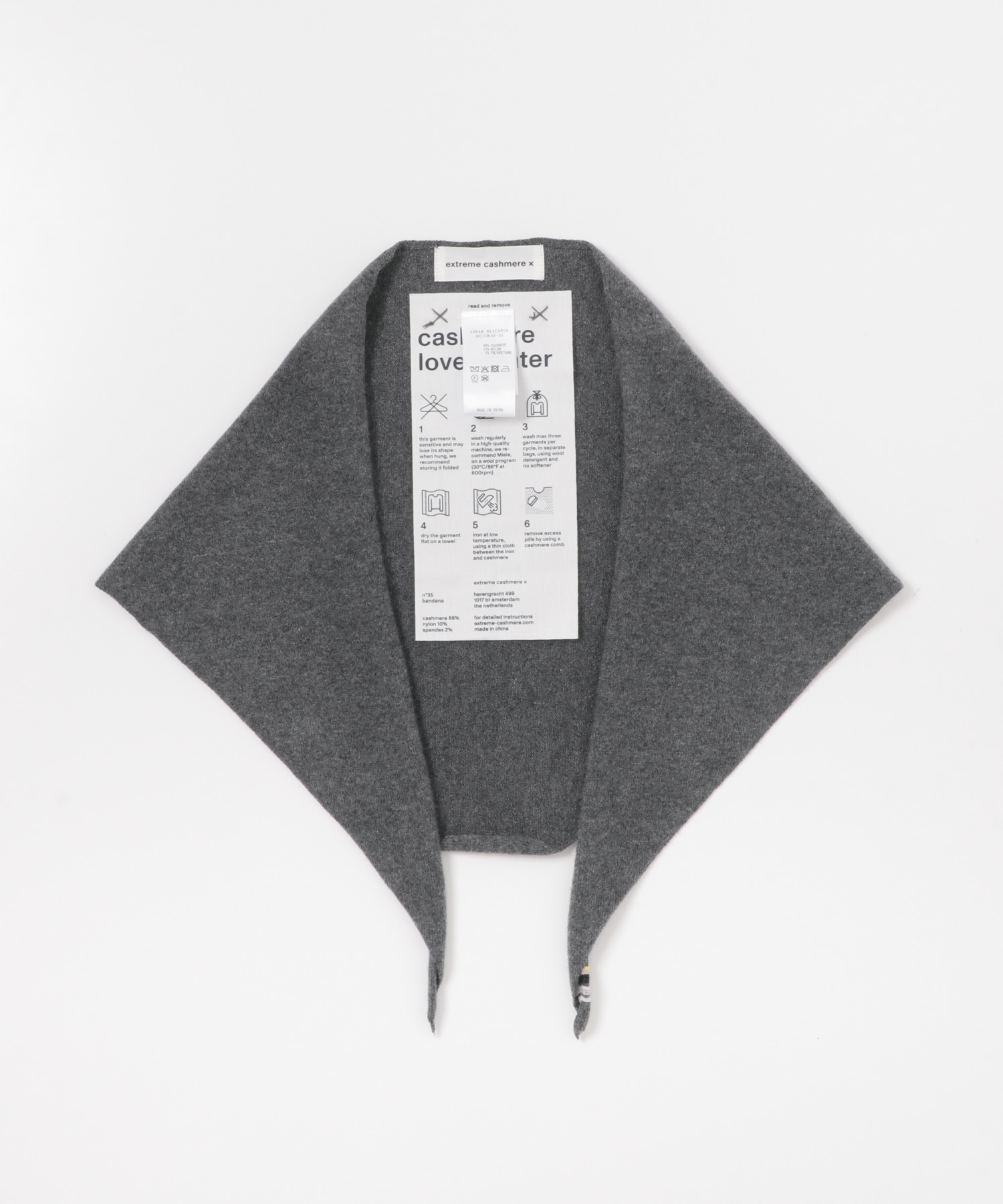 Extreme Cashmere　bandana felt -